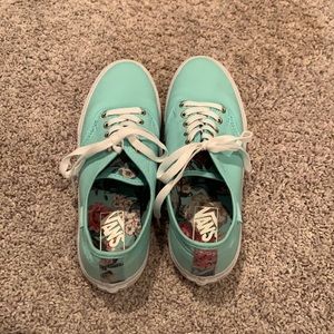 Floral Print Vans
